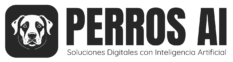 Logotipo Agencia de Marketing y contenido digital Perros AI